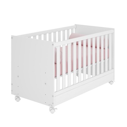 Berço Mini Cama Doce Sonho Branco  - Qmovi