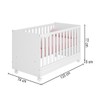 Berço Mini Cama Doce Sonho Branco  - Qmovi