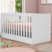 Berço Mini Cama Doce Sonho Branco  - Qmovi