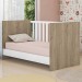 Berço Mini Cama Doce Sonho Carvalho/Branco  - Qmovi