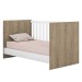 Berço Mini Cama Doce Sonho Carvalho/Branco  - Qmovi