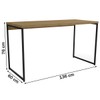 Mesa Escrivaninha Freijó/Preto Fosco Li003 - Kappesberg