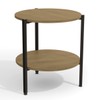 Mesa de Canto Freijó/Preto Fosco Li017 - Kappesberg