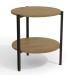 Mesa de Canto Freijó/Preto Fosco Li017 - Kappesberg