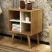 Mesa de Canto 4 Nichos Natural/Off White E1720 - Tecno Mobili