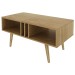 Mesa de Centro 2 Prateleiras Natural Mc2226 - Tecno Mobili