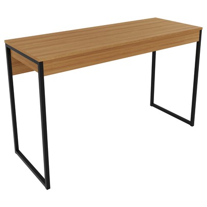 Mesa Escrivaninha Amendoa/Preto Me4160 - Tecno Mobili