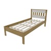Cama de Solteiro Amendoa/Branco Cm8006 - Tecno Mobili