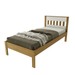 Cama de Solteiro Amendoa/Branco Cm8006 - Tecno Mobili