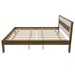Cama de Casal Nogal/Branco Cm8007 - Tecno Mobili