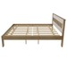 Cama de Casal Amendoa/Branco Cm8007 - Tecno Mobili
