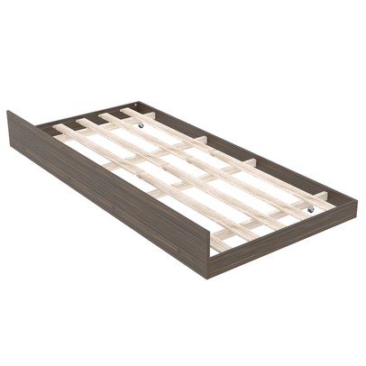 Cama de Solteiro Auxiliar Nogal Cm8008 - Tecno Mobili