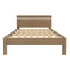 Cama de Casal Amendoa/Branco Cm8009 - Tecno Mobili