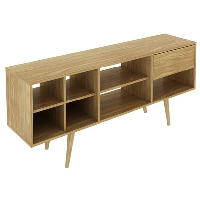 Rack para TV Até 65 Polegadas 1 Gaveta Natural R1462 - Tecno Mobili