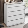 Cômoda Belize 5 Gavetas Branco - Casa D