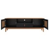 Rack para TV Até 60 Polegadas Esmeralda 2 Portas 1 Gaveta Preto/Noce - Casa D