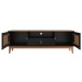 Rack para TV Até 60 Polegadas Esmeralda 2 Portas 1 Gaveta Preto/Noce - Casa D