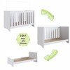 Berço Aconchego 3 em 1 Branco - Completa Móveis