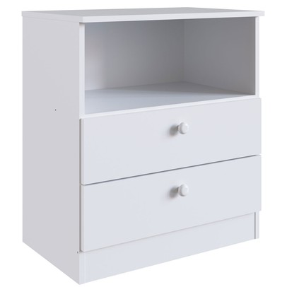 Cômoda Infantil Aconchego 2 Gavetas Branco - Completa Móveis