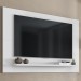 Painel para TV Até 60 Polegadas Safira 1 Prateleira Branco - Casa D