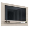 Painel para TV Até 60 Polegadas Safira 1 Prateleira Off White - Casa D