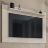 Painel para TV Até 60 Polegadas Safira 1 Prateleira Off White - Casa D