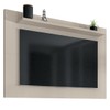 Painel para TV Até 60 Polegadas Safira 1 Prateleira Off White - Casa D