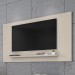 Painel para TV Até 60 Polegadas Esmeralda 1 Prateleira Off White - Casa D