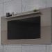 Painel para TV Até 60 Polegadas Esmeralda 1 Prateleira Cinza Perola - Casa D