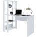 Mesa Escrivaninha Match 3 Prateleiras Branco - Artely