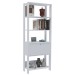 Estante para Livros Match 1 Porta 3 Prateleira Branco - Artely