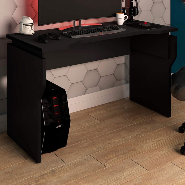 Mesa Gamer 2.0 Ideal para 2 Monitores Preto - Artany