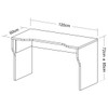 Mesa Gamer 2.0 Ideal para 2 Monitores Preto - Artany