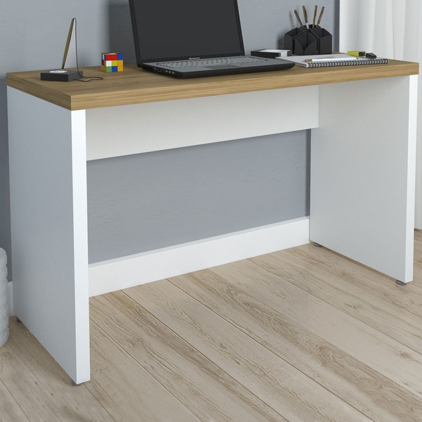 Mesa Escrivaninha Toq Olmo/Branco - Artany