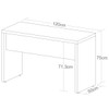 Mesa Escrivaninha Toq Olmo/Branco - Artany