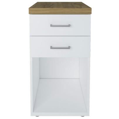 Gaveteiro Toq 2 Gavetas Olmo/Branco - Artany