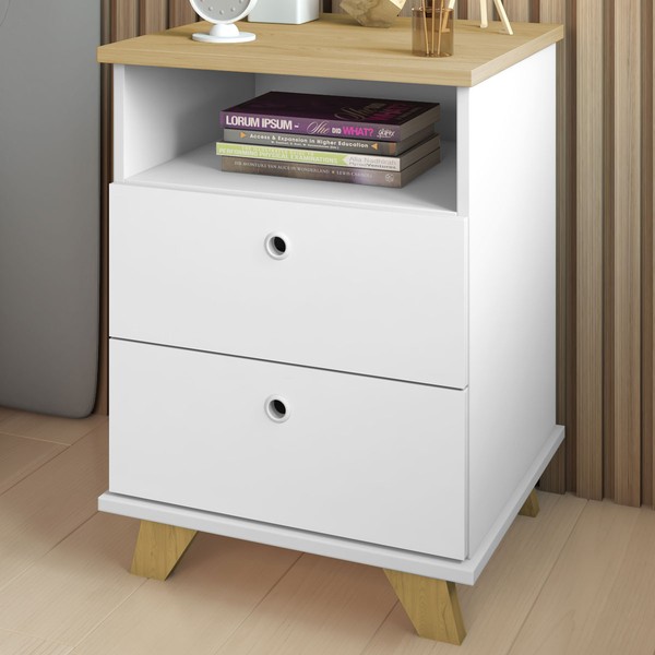 Gaveteiro Day 2 Gavetas Olmo/Branco - Artany