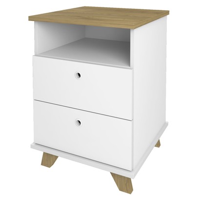 Gaveteiro Day 2 Gavetas Olmo/Branco - Artany