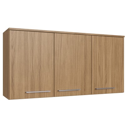 Armário Aéreo Cozinha 3 Portas 2 Prateleiras Naturalle Co8300 - Decibal Móveis