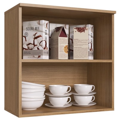 Armário Aéreo Cozinha 2 Portas 1 Prateleira Naturalle Co8201 - Decibal Móveis