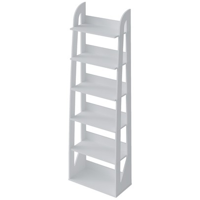 Estante para Livros Floripa 5 Prateleiras Branco - Artely