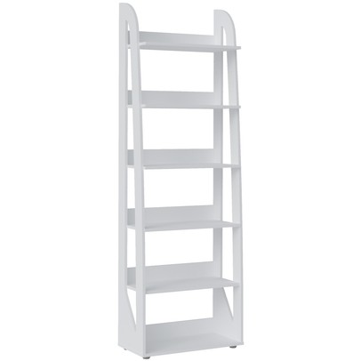 Estante para Livros Floripa 5 Prateleiras Branco - Artely