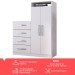 Cômoda Paris 2 Portas 4 Gavetas Branco - Panorama Móveis