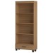 Estante para Livros 1 Gaveta 3 Prateleiras 100% Mdf Freijó C57 - Pradel
