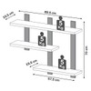 Prateleira Industrial 3 Prateleiras 100% Mdf Freijó/Preto Fosco F35 - Pradel