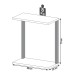 Mesa de Canto Industrial 100% Mdf Freijó/Preto Fosco F36 - Pradel