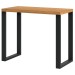 Mesa Escrivaninha Industrial 100% Mdf Freijó/Preto Fosco F11 - Pradel