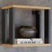 Nicho Industrial 100% Mdf Freijó/Preto Fosco F27 - Pradel