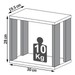 Nicho Industrial 100% Mdf Freijó/Preto Fosco F27 - Pradel