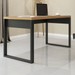Mesa Escrivaninha Industrial 100% Mdf Freijó/Preto Fosco F20 - Pradel